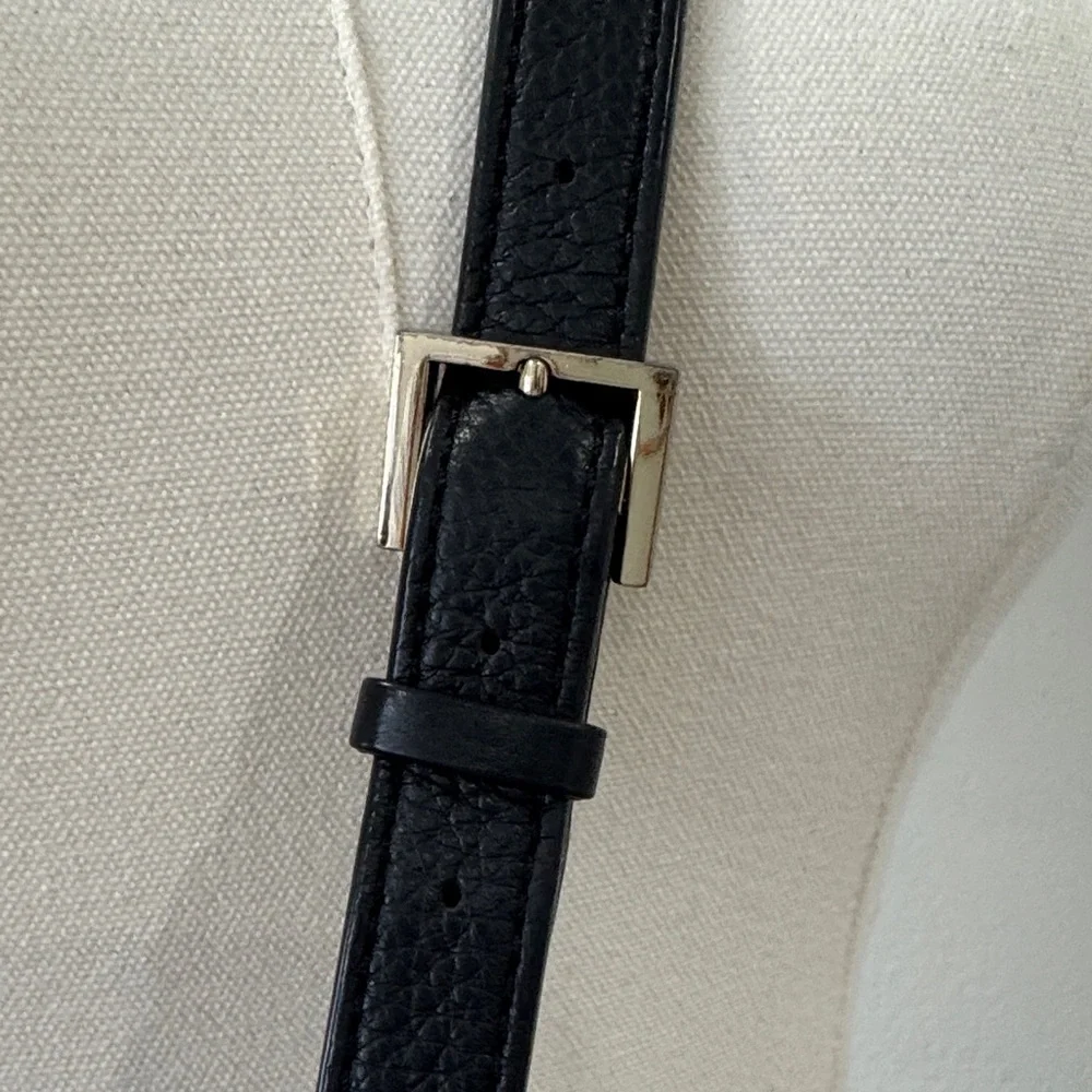 Kate Spade New York Black & White Leather Crossbody / Top Handle Bag - Picture 7 of 10